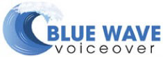 Fish Sounds Voiceover blue wave voice over logo